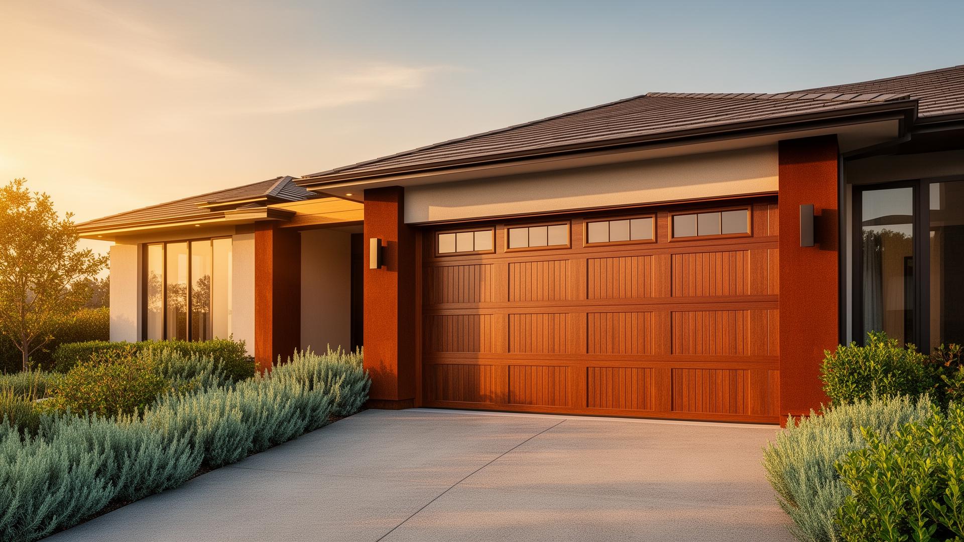 Beautiful carriage-style garage door